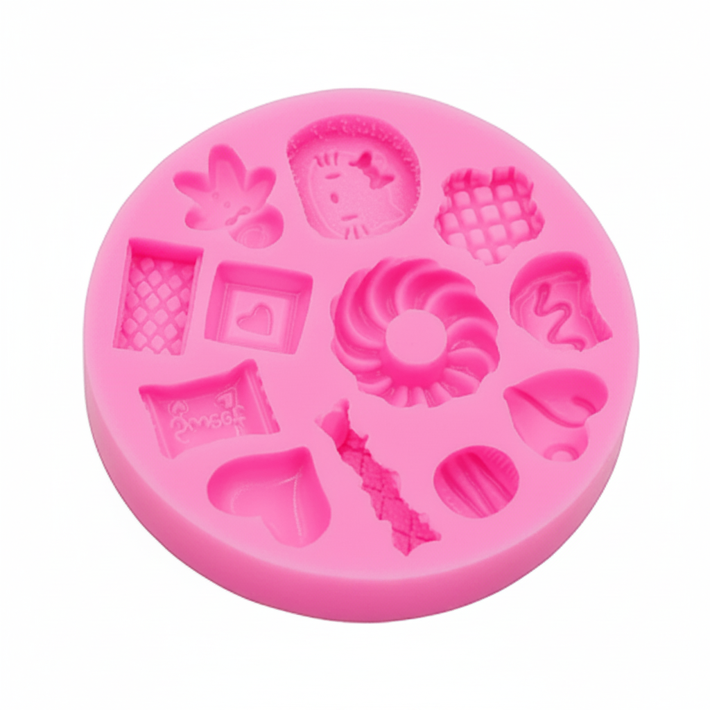 Cookie candy mold depth