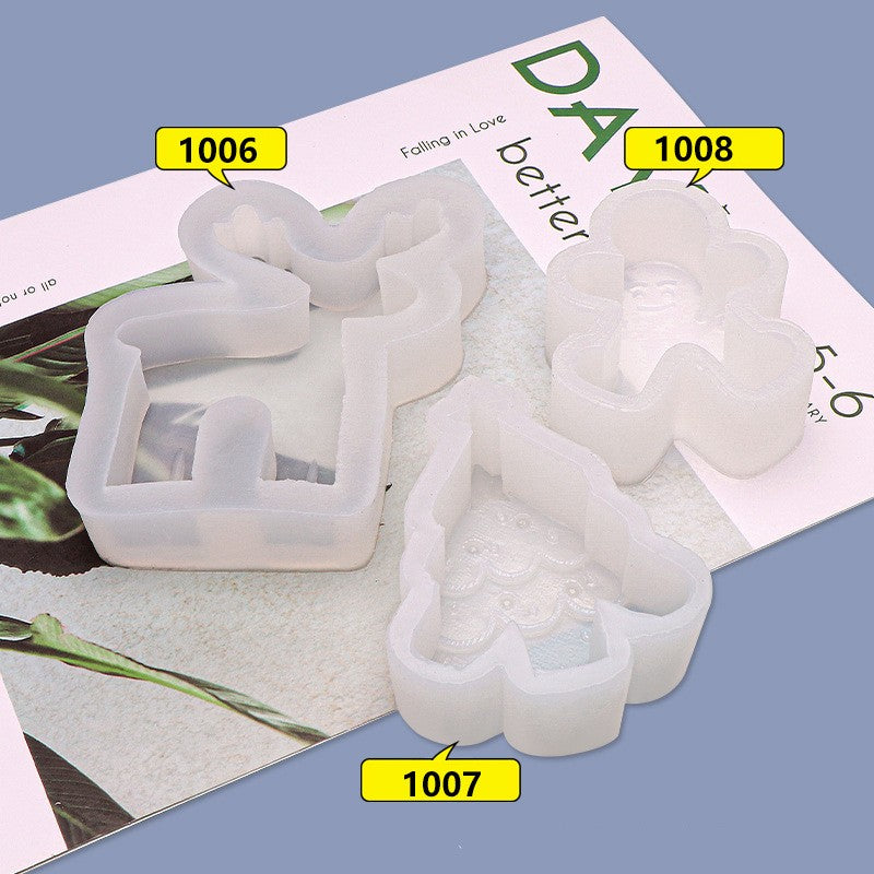 Holiday Silicone Mold - Gingerbread Man, Christmas Tree & Reindeer