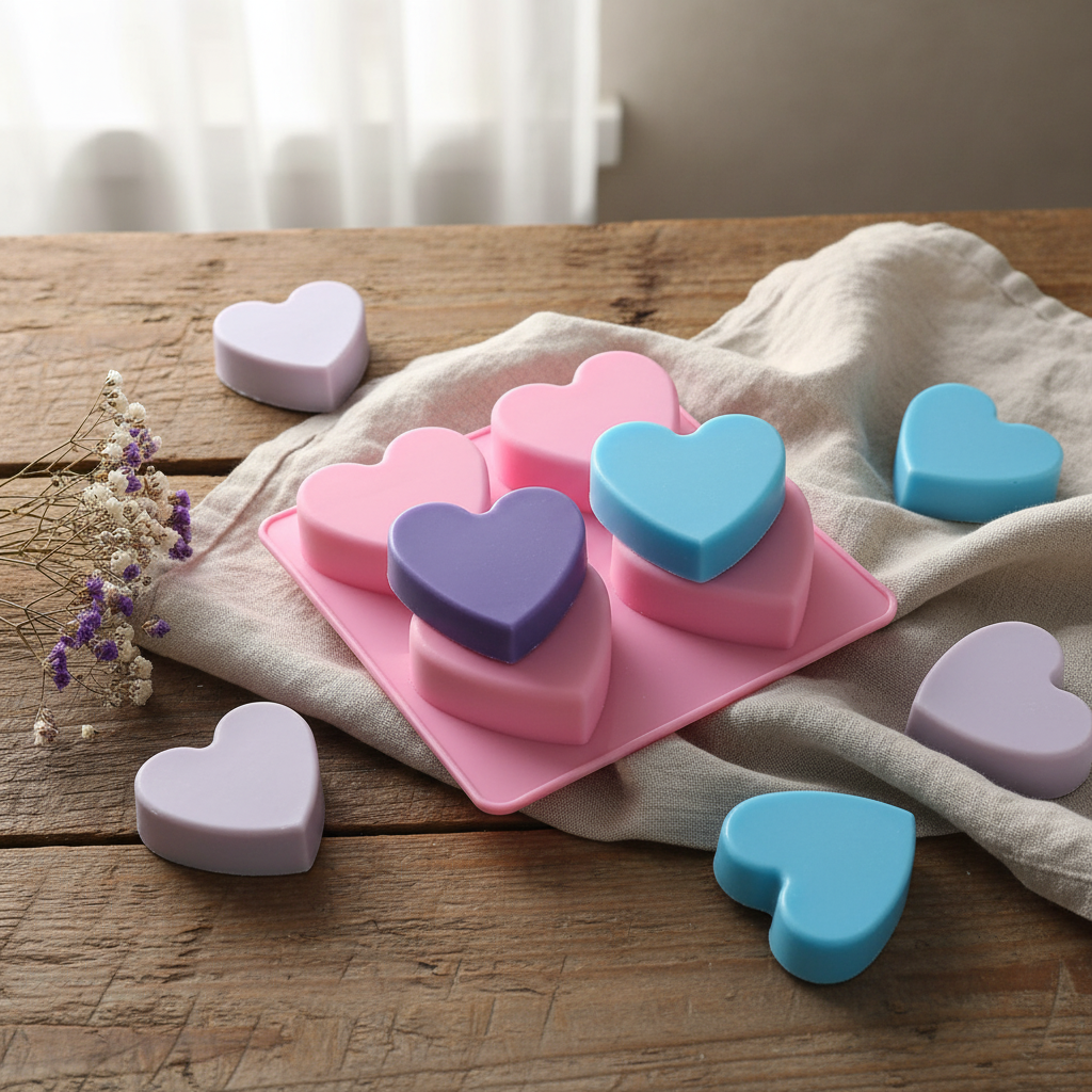 Heart Mold Soap Lifestyle