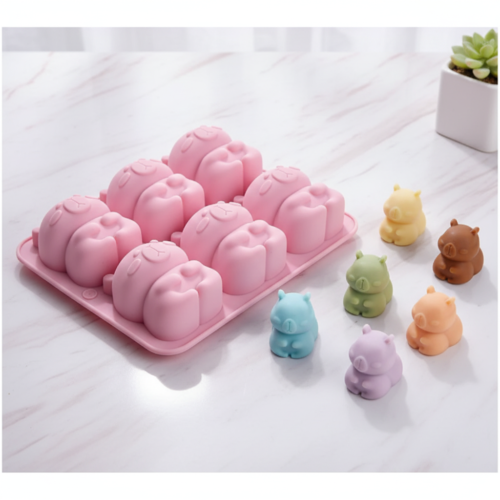 Chonky Critter Silicone Mold – Chocolate, Gummy, Candles & Soap Mold