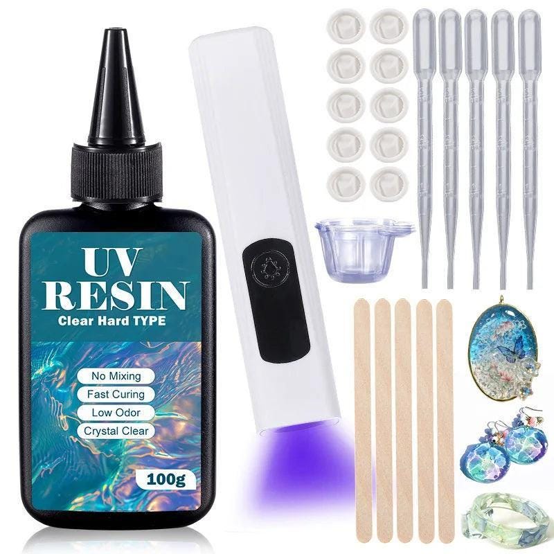Uv Resin Kit – Fast Curing Clear Hard Resin