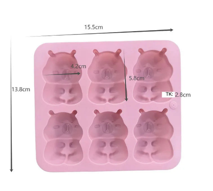 Chonky Critter Silicone Mold – Chocolate, Gummy, Candles & Soap Mold